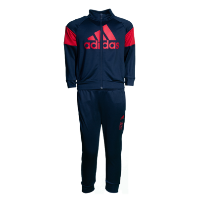 adidas melegítőszett, piros-kék, gyermek "Fehérvár FC" címerrel
