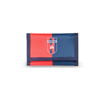 Pénztárca, piros-kék "MOL Fehérvár FC" címerrel