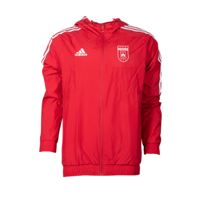 adidas esőkabát 2022/2023, piros, felnőtt