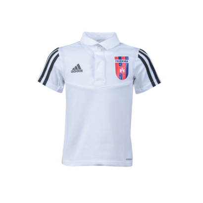 adidas gálapóló 2021/2022, galléros, fehér, gyermek
