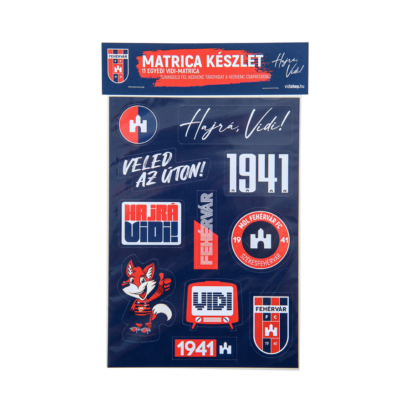Matrica szett "Fehérvár FC" címerrel