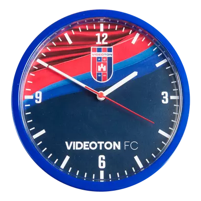 Falióra, zászlós kék kerettel Videoton FC
