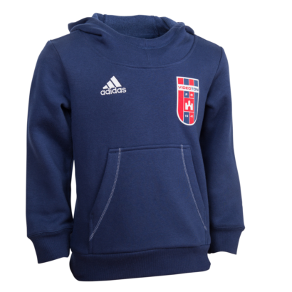 adidas kapucnis pulóver, kék, gyermek "Videoton" címerrel