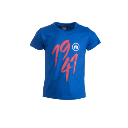 Kereknyakú póló, kék, gyermek “1941” felirattal