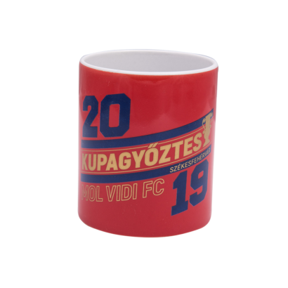 Bögre, piros “Kupagyőztes”
