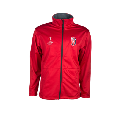 softshell kabát, piros, felnőtt, europa league