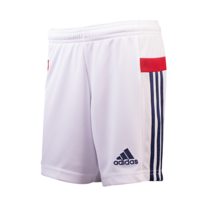 Adidas csapat short, idegenbeli, fehér, felnőtt